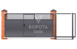 Ворота откатные 5500×1800 5,5 м ЗМК-7990