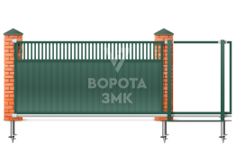 Раздвижные ворота Faac 1980×2100 ЗМК-7093