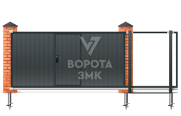 Откатные консольные ворота 2800×2000 ЗМК-7148