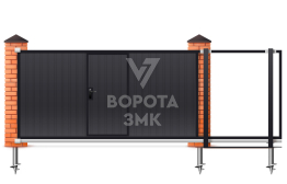 Откатные ворота 7 м 7000×2700 ЗМК-8076