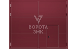 Складские ворота 3500×4000 ЗМК-5011