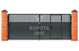 Распашные ворота Alutech 2250×2000 ЗМК-4726