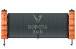 Ворота оцинкованные 1750×1750 ЗМК-5431