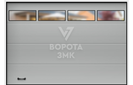 Подъемные ворота 3000×3000 ЗМК-3596