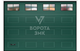 Тёплые ворота секционные 2500×2125 ЗМК-3149
