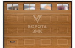 Автоматические промышленные секционные ворота 4500×2000 ЗМК-3963