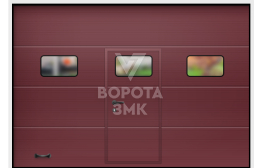 Подъемные секционные автоматические ворота 2750×2500 ЗМК-3401