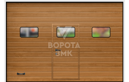 Секционные ворота 5000×5000 ЗМК-3662